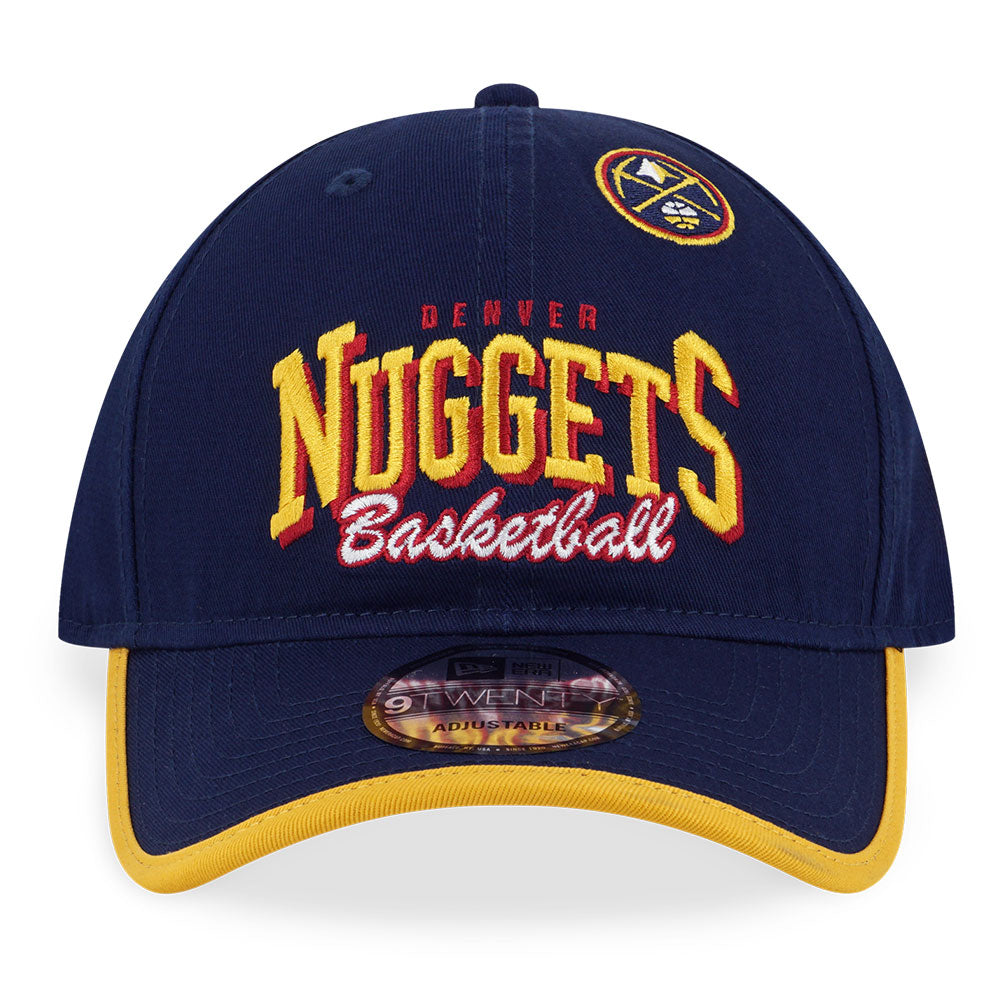 Denver Nuggers NBA Basketry Oceanside Blue 9TWENTY Adjustable Cap