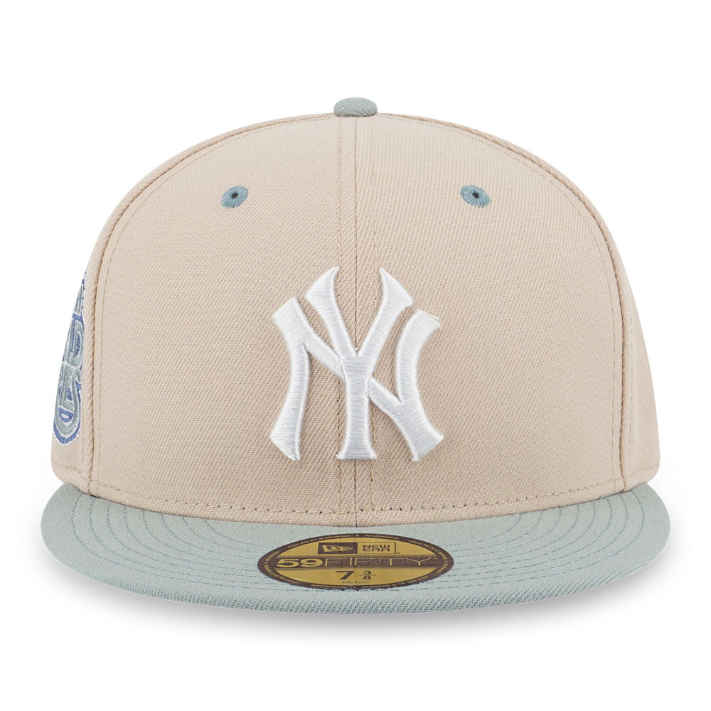 New York Yankees MLB 5950 Pack Seaglass Oat Milk 59FIFTY Fitted Cap