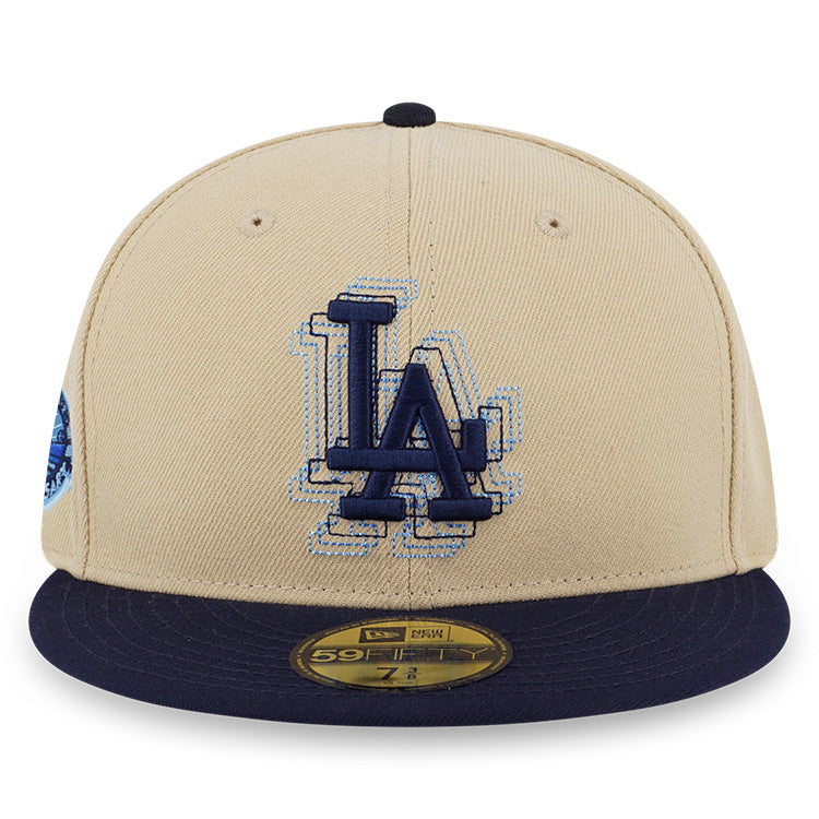 Los Angeles Dodgers MLB 5950 Pack Illusion Vegas Gold 59FIFTY Fitted Cap