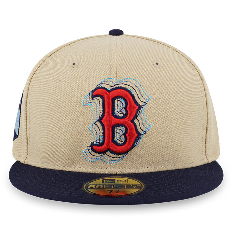 Boston Red Sox MLB 5950 Pack Illusion Vegas Gold 59FIFTY Fitted Cap