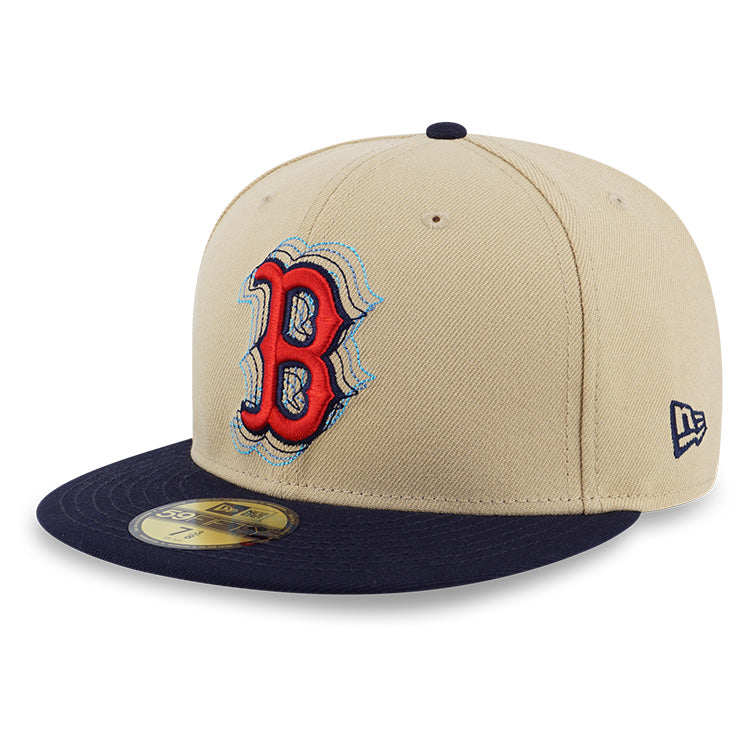 Boston Red Sox MLB 5950 Pack Illusion Vegas Gold 59FIFTY Fitted Cap