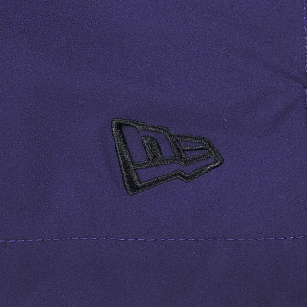 New Era Wordmark Outdoor Purple Woven Shorts