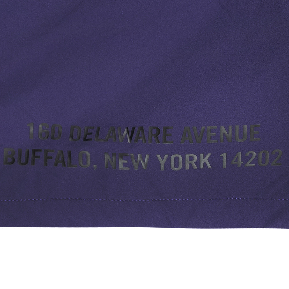 New Era Wordmark Outdoor Purple Woven Shorts