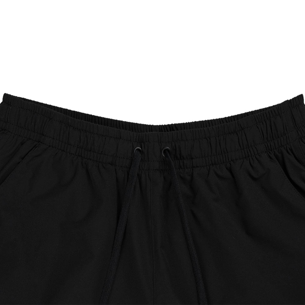 New Era Wordmark Outdoor Bold Black Woven Shorts