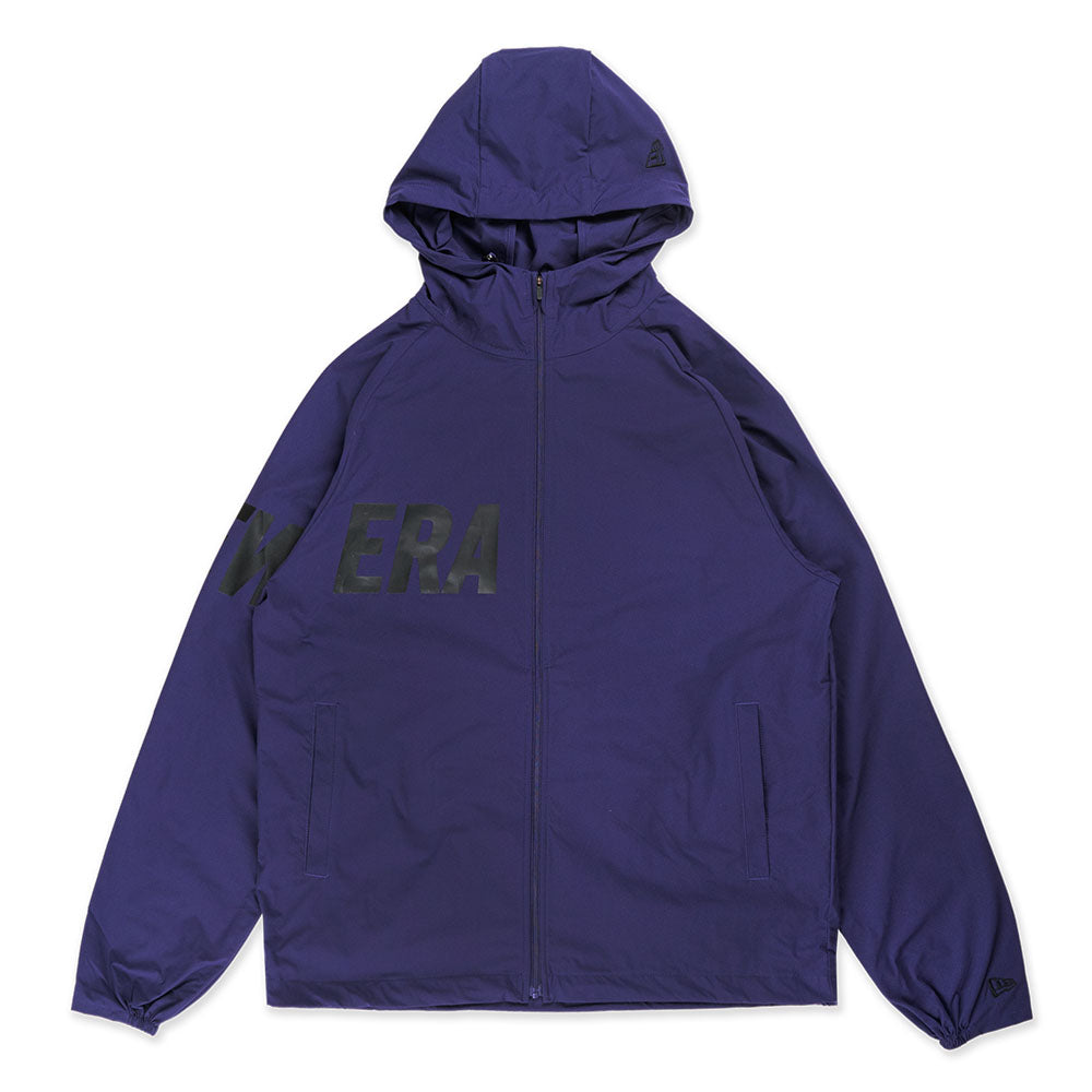 New Era Wordmark Outdoor Purple Windbreaker