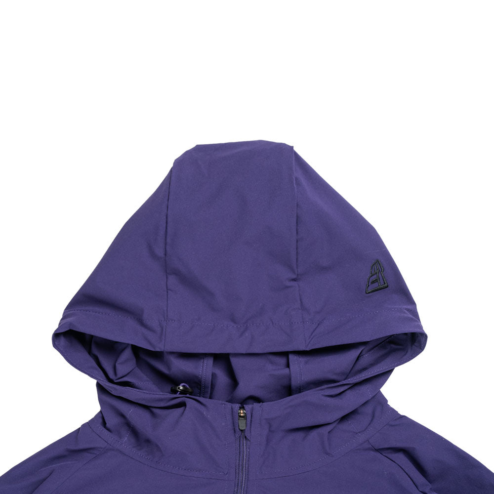 New Era Wordmark Outdoor Purple Windbreaker