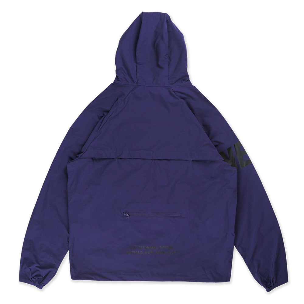 New Era Wordmark Outdoor Purple Windbreaker