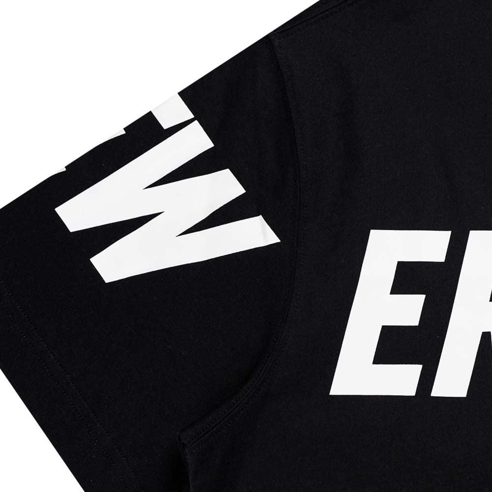 New Era Wordmark Outdoor Black Short Sleeve T-Shirt