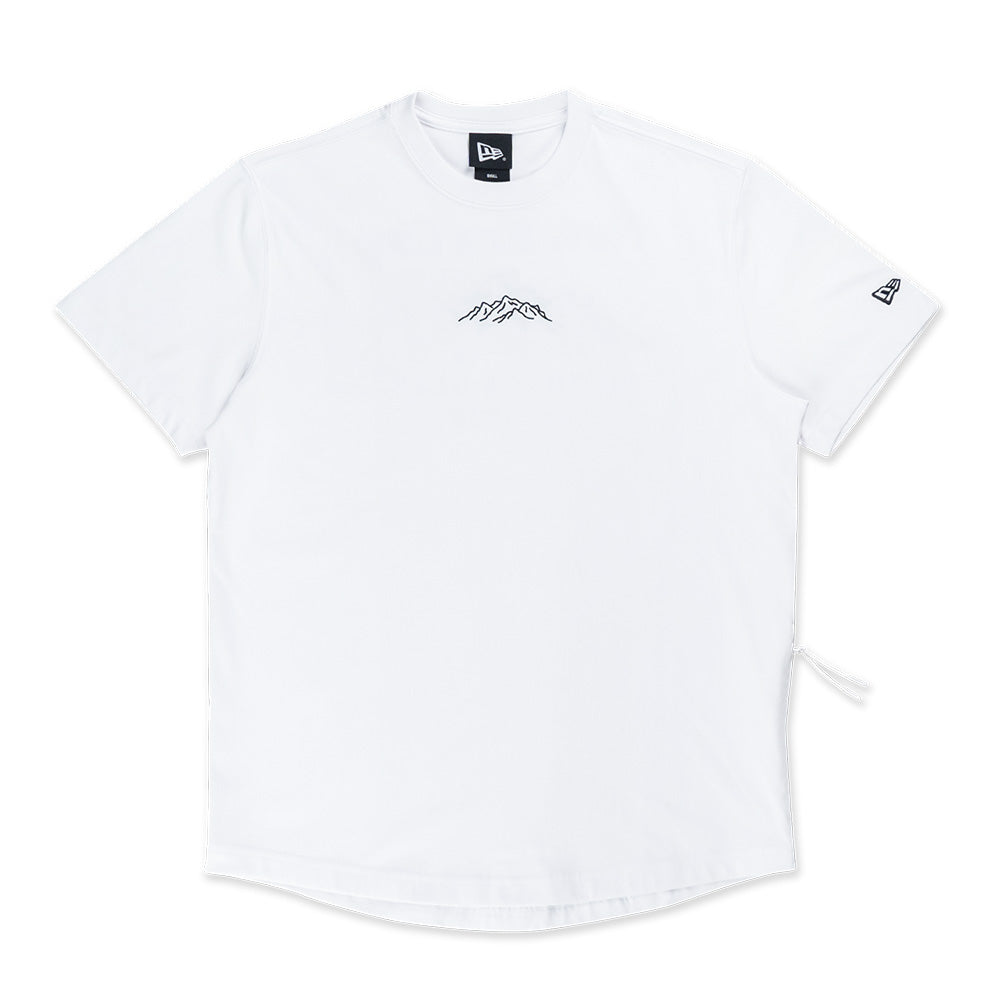 New Era Mountain Edge White Short Sleeve T-Shirt