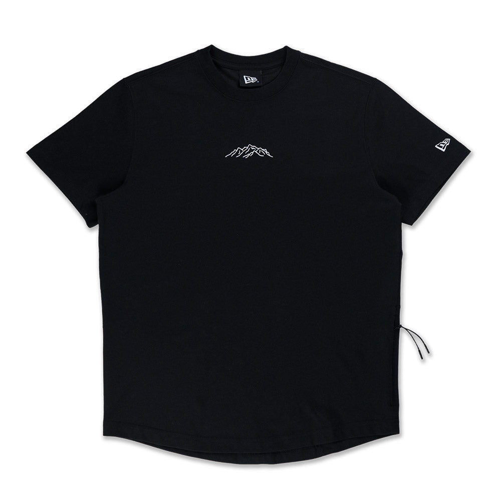 New Era Mountain Edge Black Short Sleeve T-Shirt