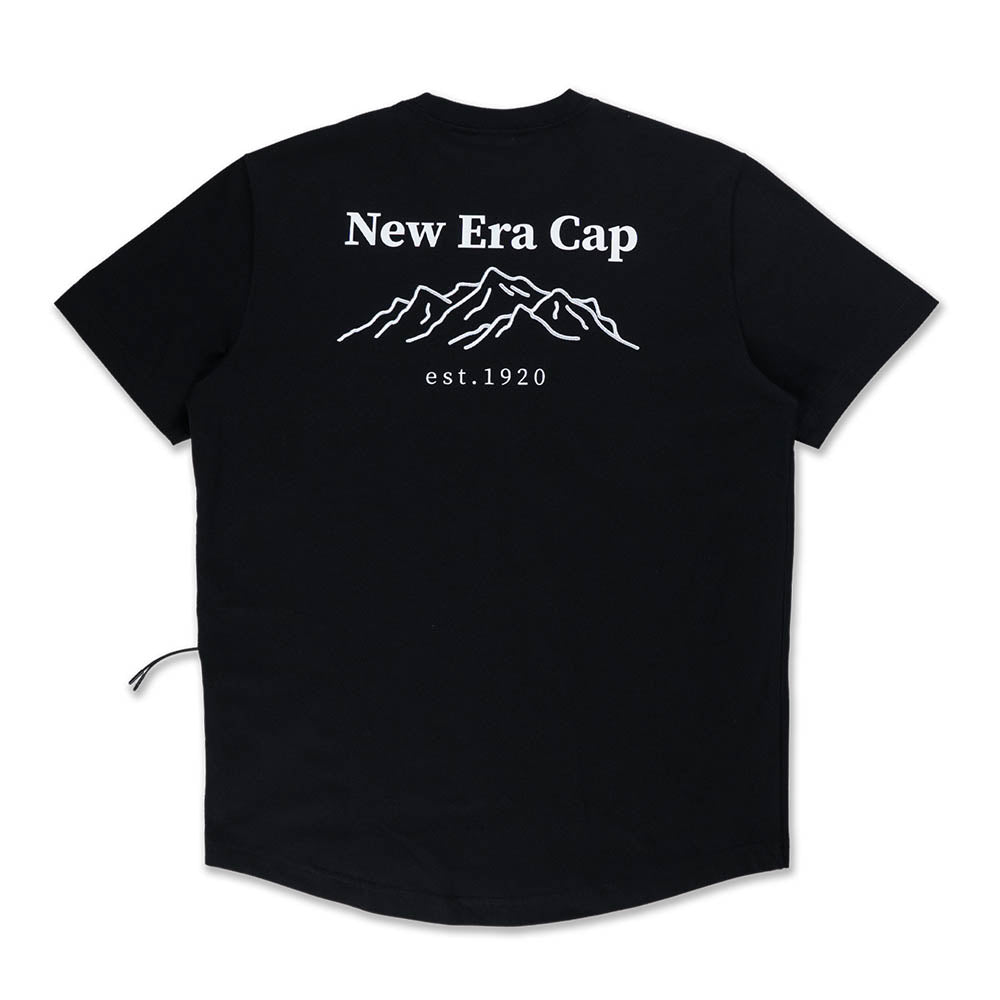 New Era Mountain Edge Black Short Sleeve T-Shirt