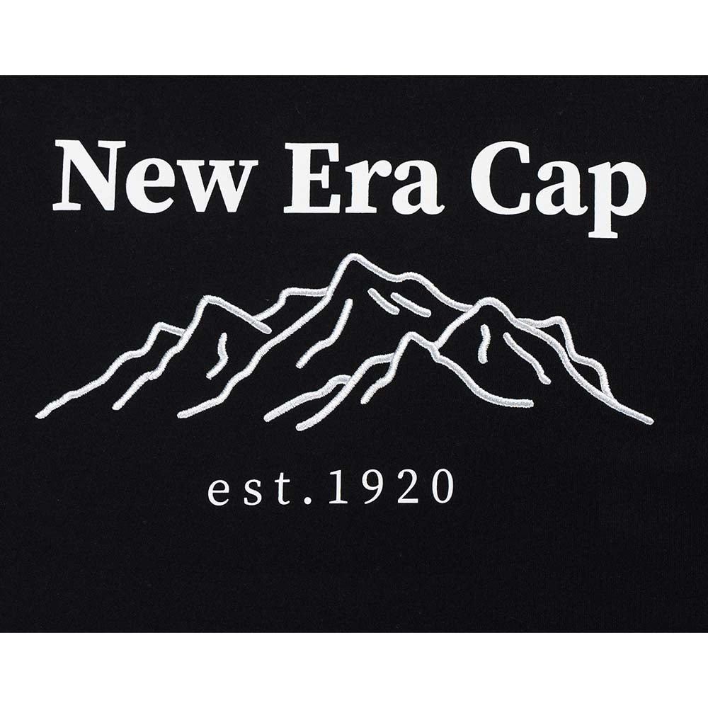 New Era Mountain Edge Black Short Sleeve T-Shirt