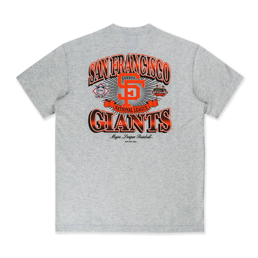 San Francisco Giants MLB Cooperstown Heather Grey Short Sleeve T Shirt