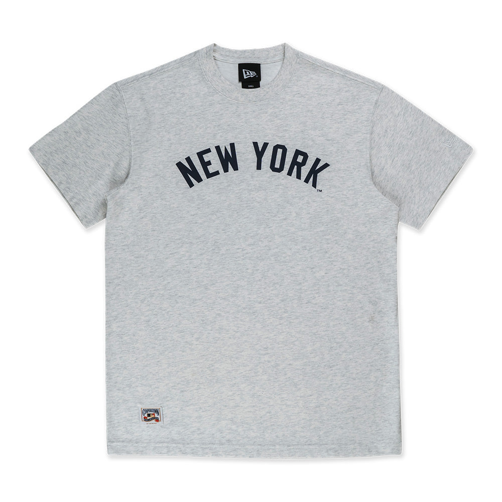 New York Yankees MLB Cooperstown COOLERA Heather Grey Short Sleeve T-Shirt