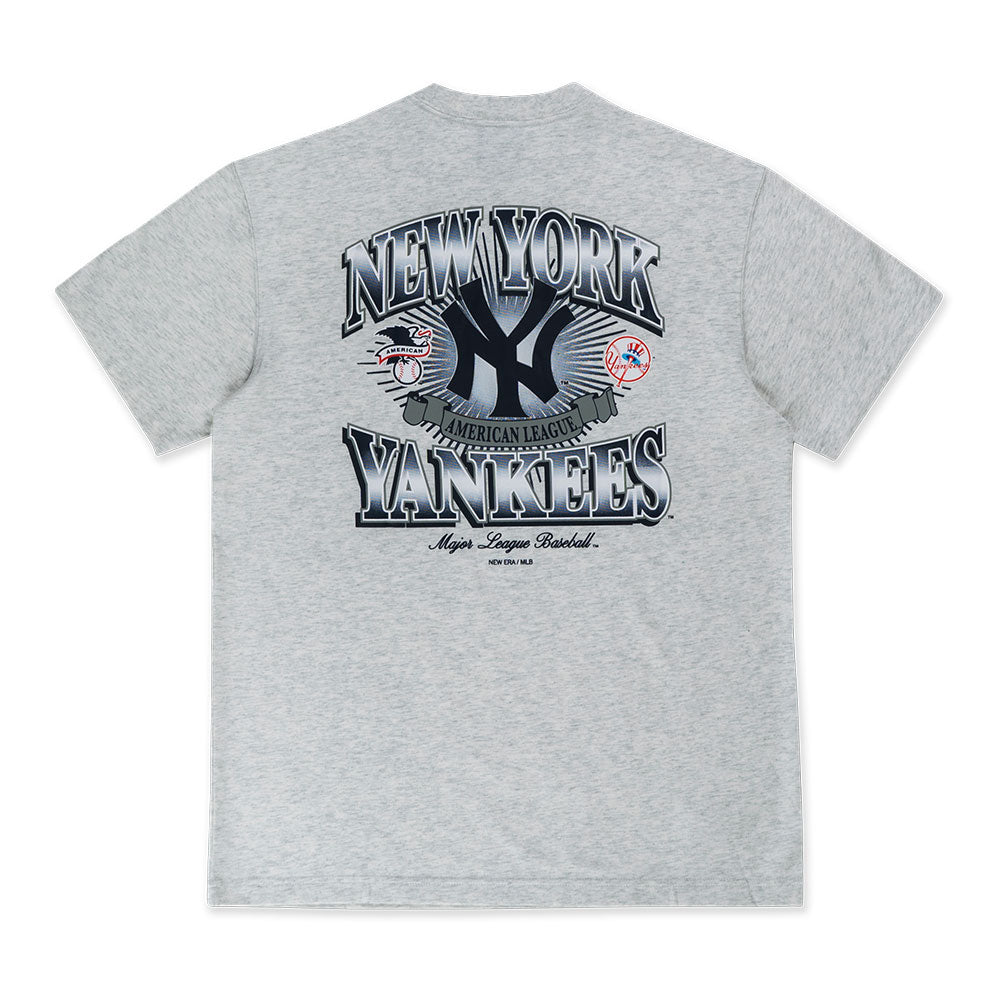 New York Yankees MLB Cooperstown COOLERA Heather Grey Short Sleeve T-Shirt