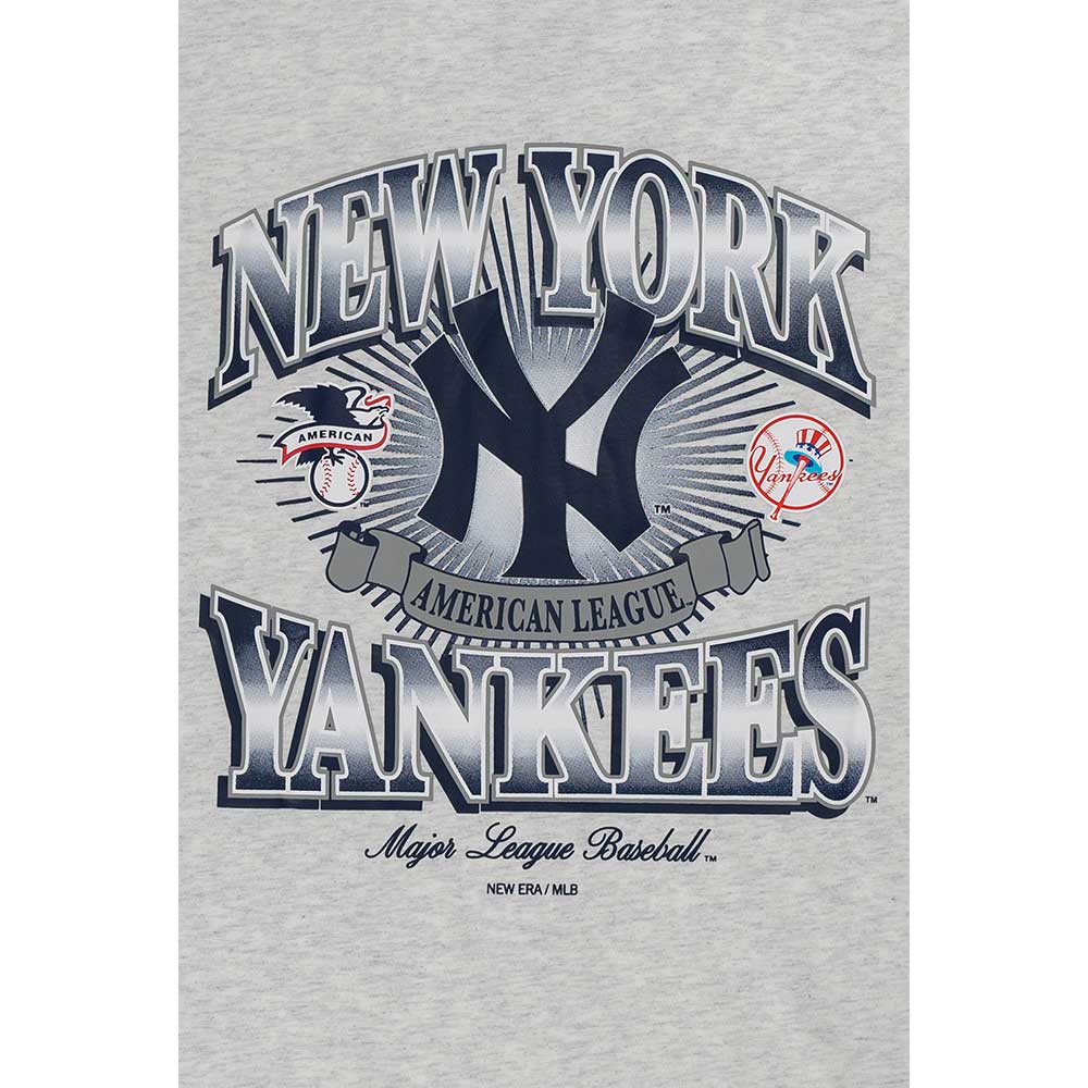 New York Yankees MLB Cooperstown COOLERA Heather Grey Short Sleeve T-Shirt