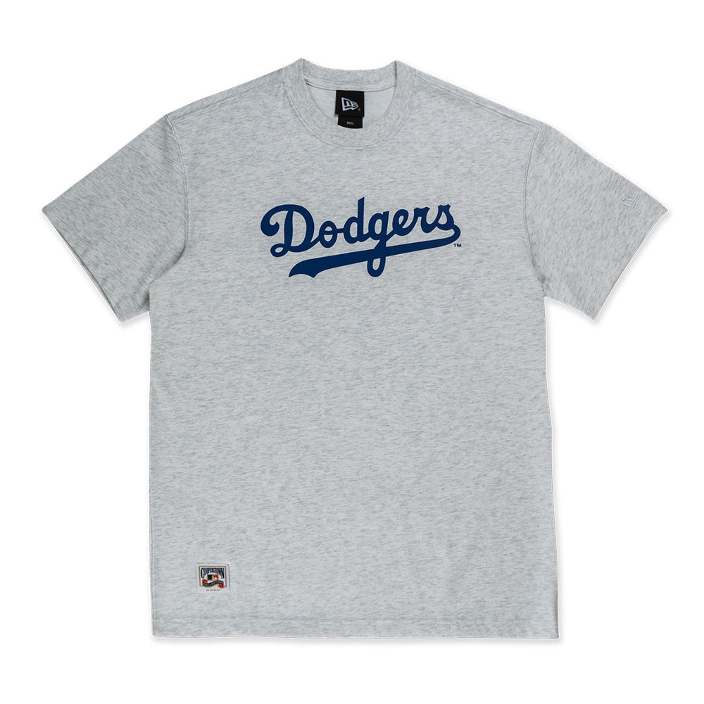 Los Angeles Dodgers MLB Cooperstown COOLERA Heather Grey Short Sleeve T-Shirt