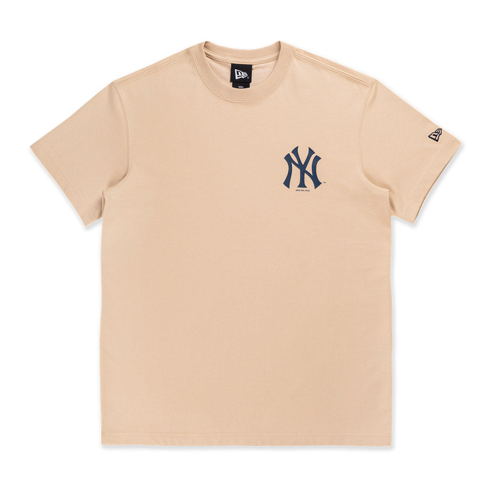 New York Yankees MLB Home Cheering Oat Milk Short Sleeve T-Shirt