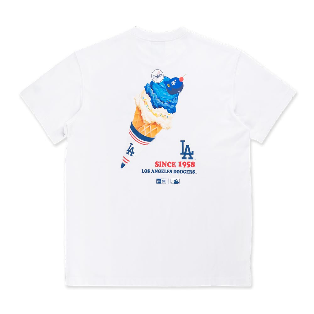 Los Angeles Dodgers MLB Home Cheering White Short Sleeve T-Shirt