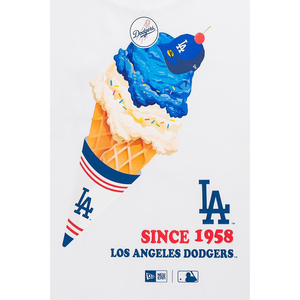 Los Angeles Dodgers MLB Home Cheering White Short Sleeve T-Shirt