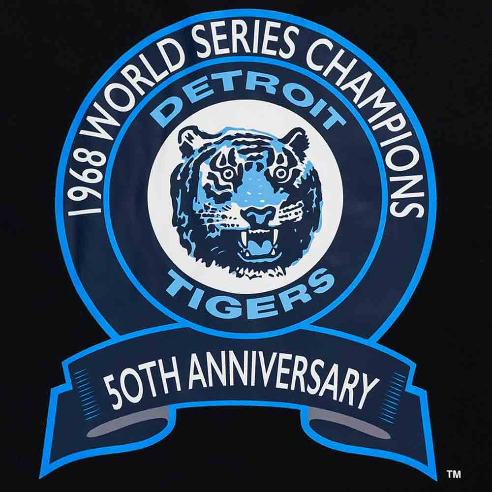 Detroit Tigers MLB Cooperstown 5950 Pack Raceway Black Short Sleeve T-Shirt