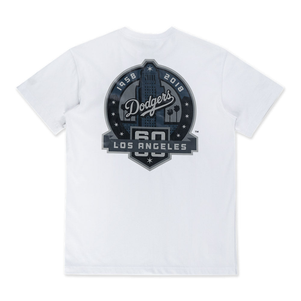 Los Angeles Dodgers MLB 5950 Pack Planetary White Short Sleeve T-Shirt