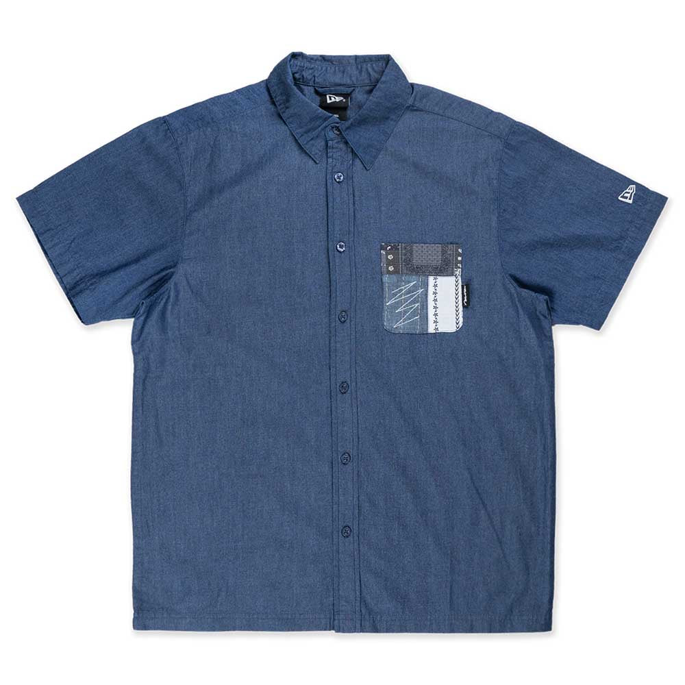 New Era Boro Contemporary Navy Polo Short Sleeve T-Shirt