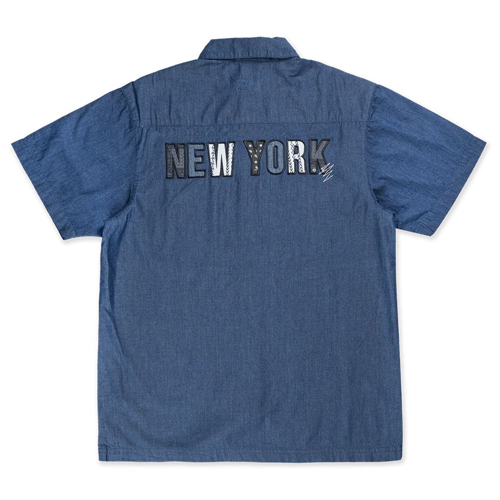 New Era Boro Contemporary Navy Polo Short Sleeve T-Shirt