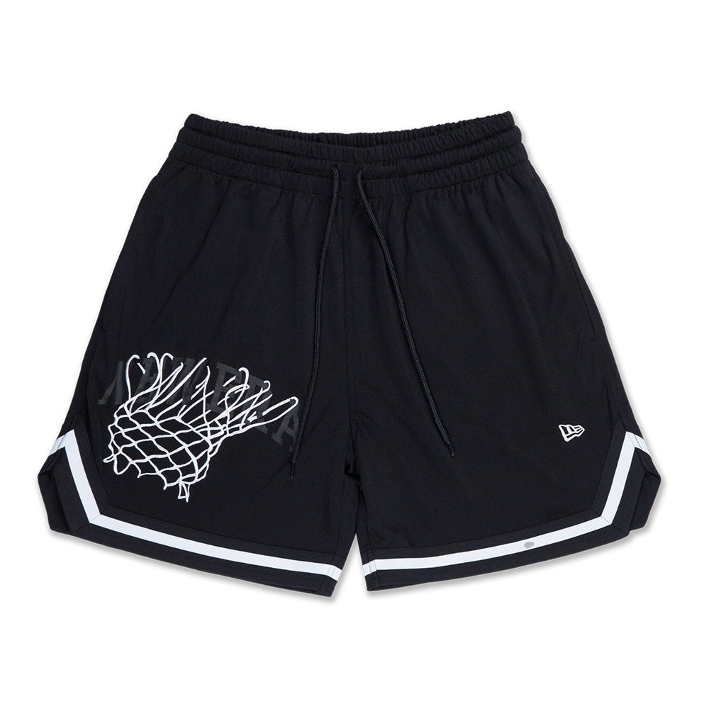 New Era Basketball Club Black Basketball Shorts