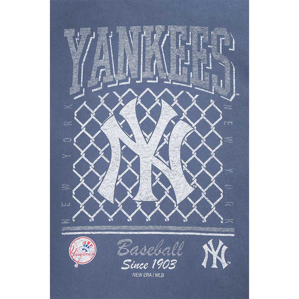 New York Yankees MLB Old School Sport AP Navy Oversized Short Sleeve T-Shirt