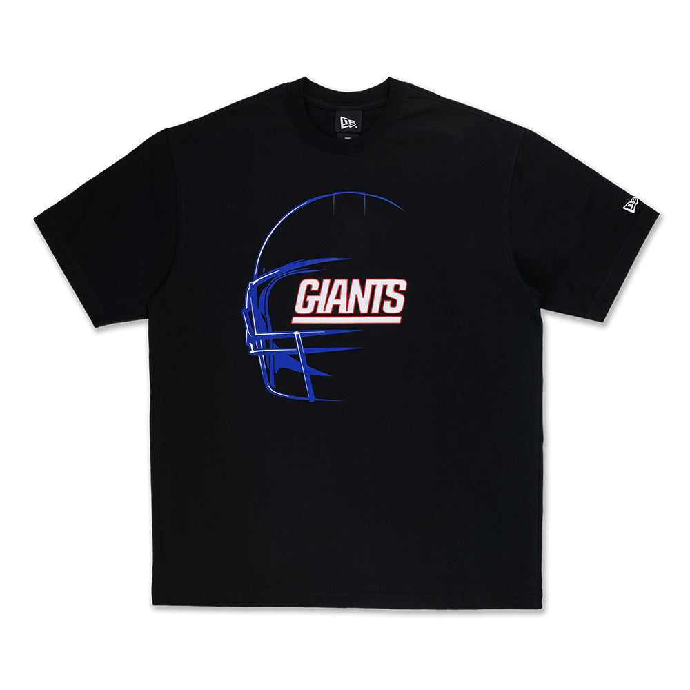 New York Giants NFL Oversized Black Short Sleeve Oversized T-Shirt