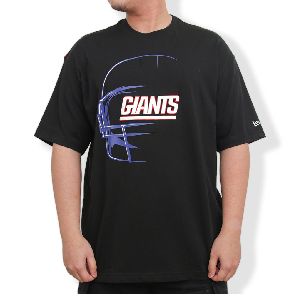 New York Giants NFL Oversized Black Short Sleeve Oversized T-Shirt