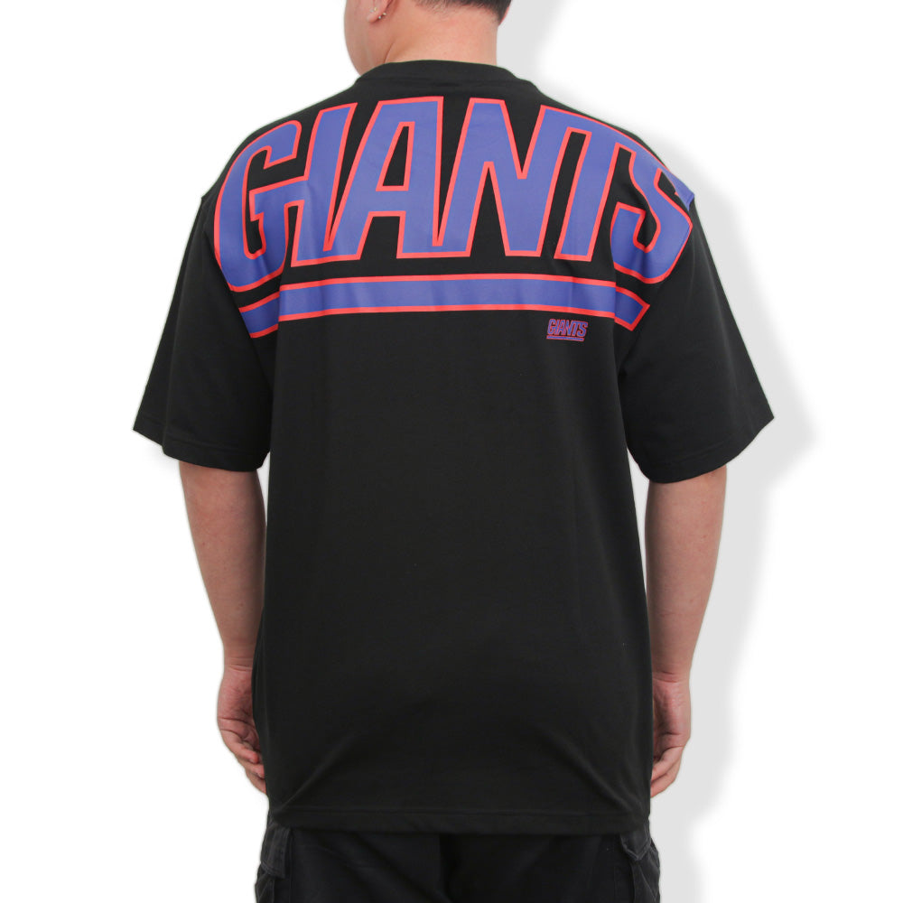 New York Giants NFL Oversized Black Short Sleeve Oversized T-Shirt