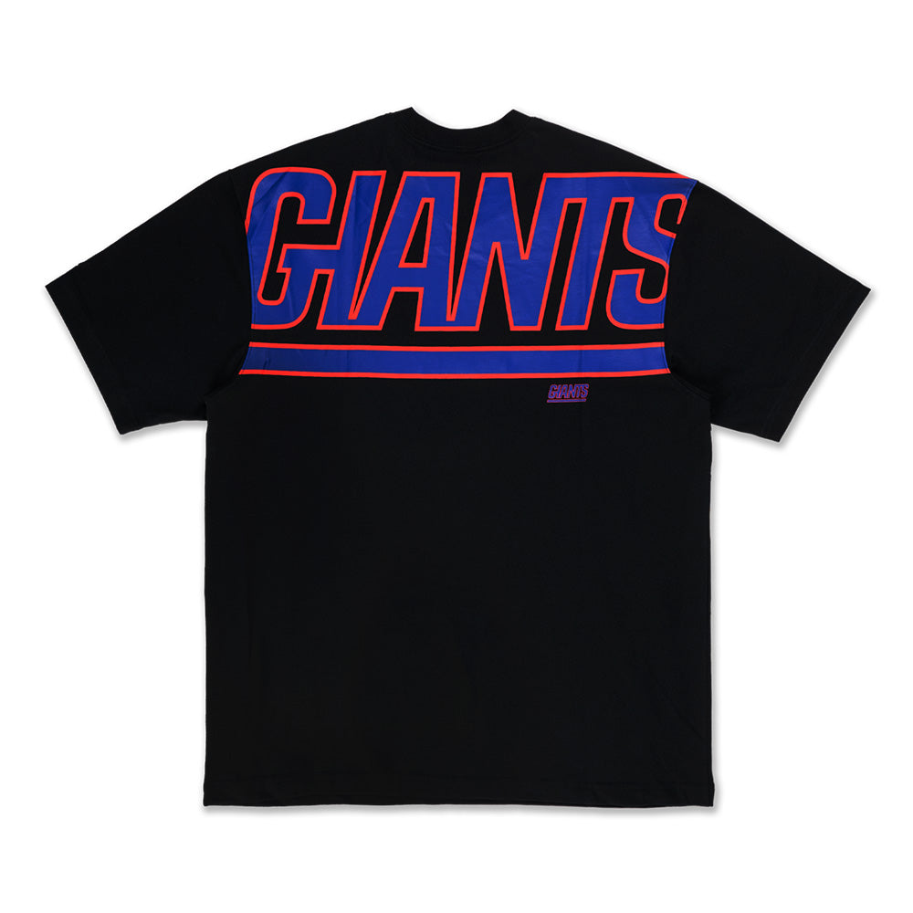 New York Giants NFL Oversized Black Short Sleeve Oversized T-Shirt