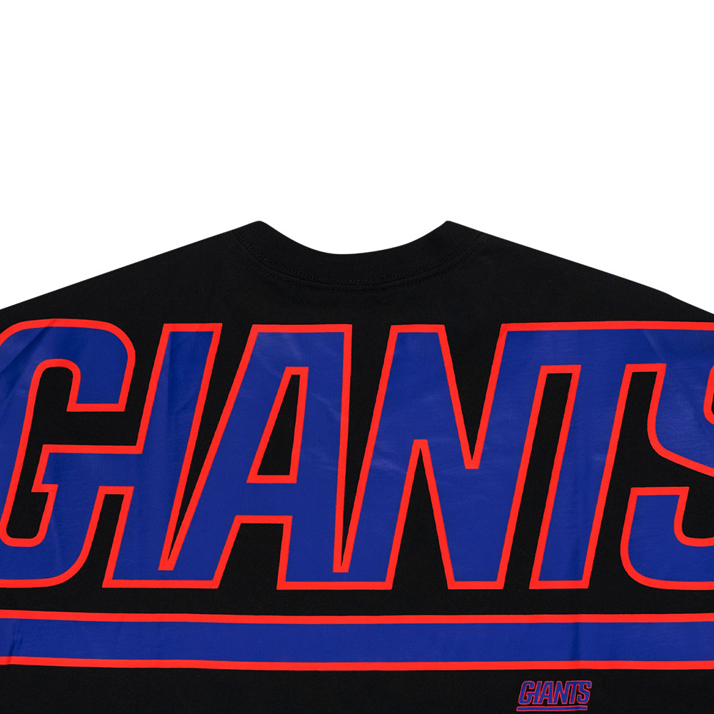 New York Giants NFL Oversized Black Short Sleeve Oversized T-Shirt