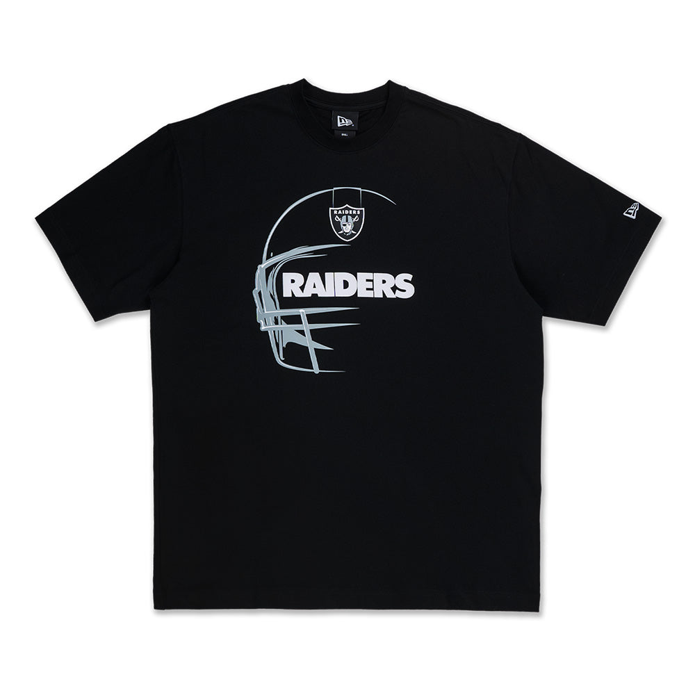 Las Vegas Raiders NFL Oversized Black Short Sleeve Oversized T-Shirt