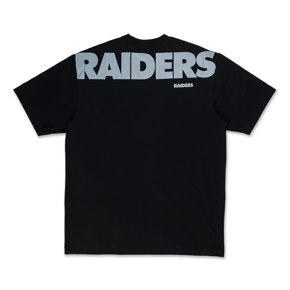 Las Vegas Raiders NFL Oversized Black Short Sleeve Oversized T-Shirt