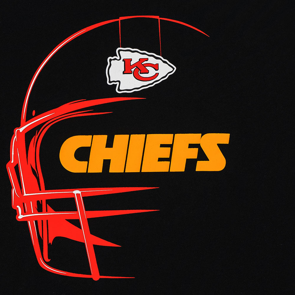 Kansas City Chiefs NFL Oversized Black Short Sleeve Oversized T-Shirt