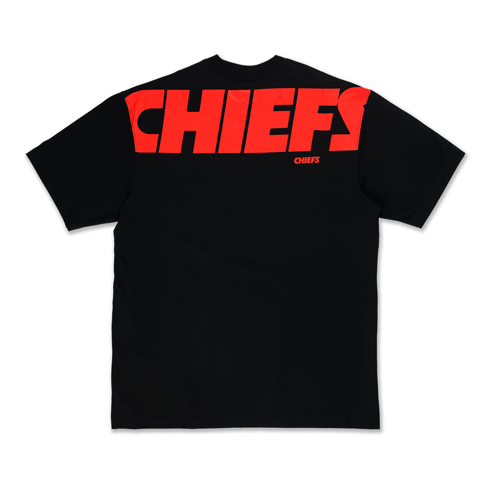 Kansas City Chiefs NFL Oversized Black Short Sleeve Oversized T-Shirt