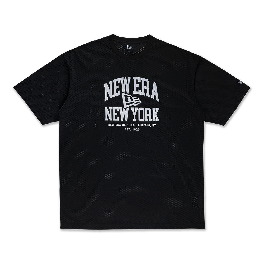 New Era Basketball Club Black Oversized Short Sleeve T-Shirt