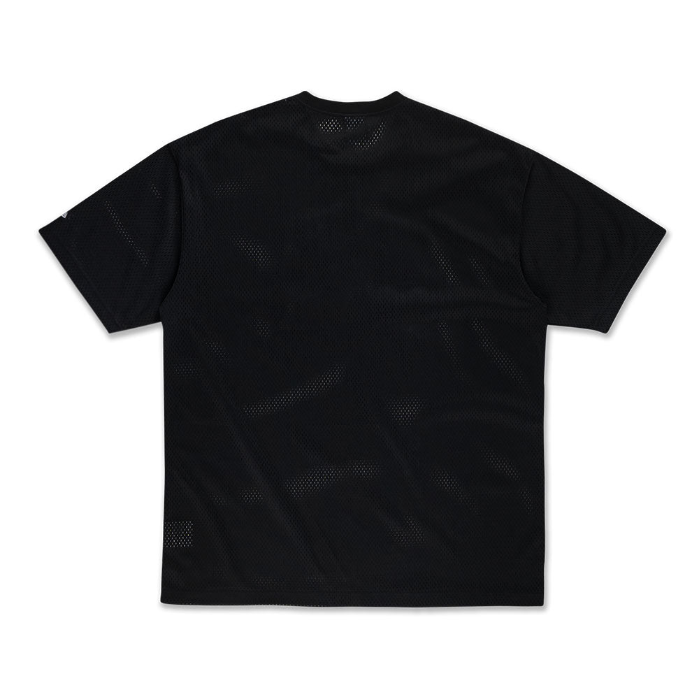 New Era Basketball Club Black Oversized Short Sleeve T-Shirt