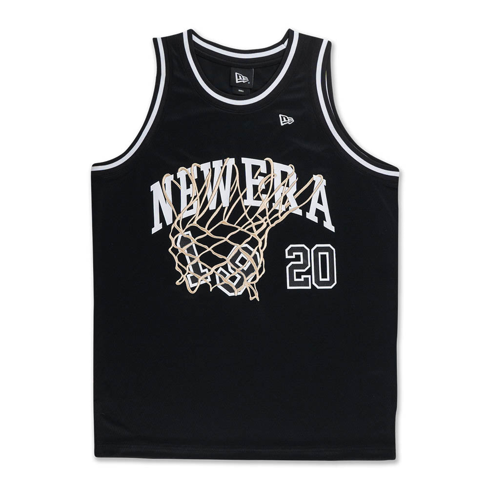 New Era Basketball Club Black Basketball Jersey