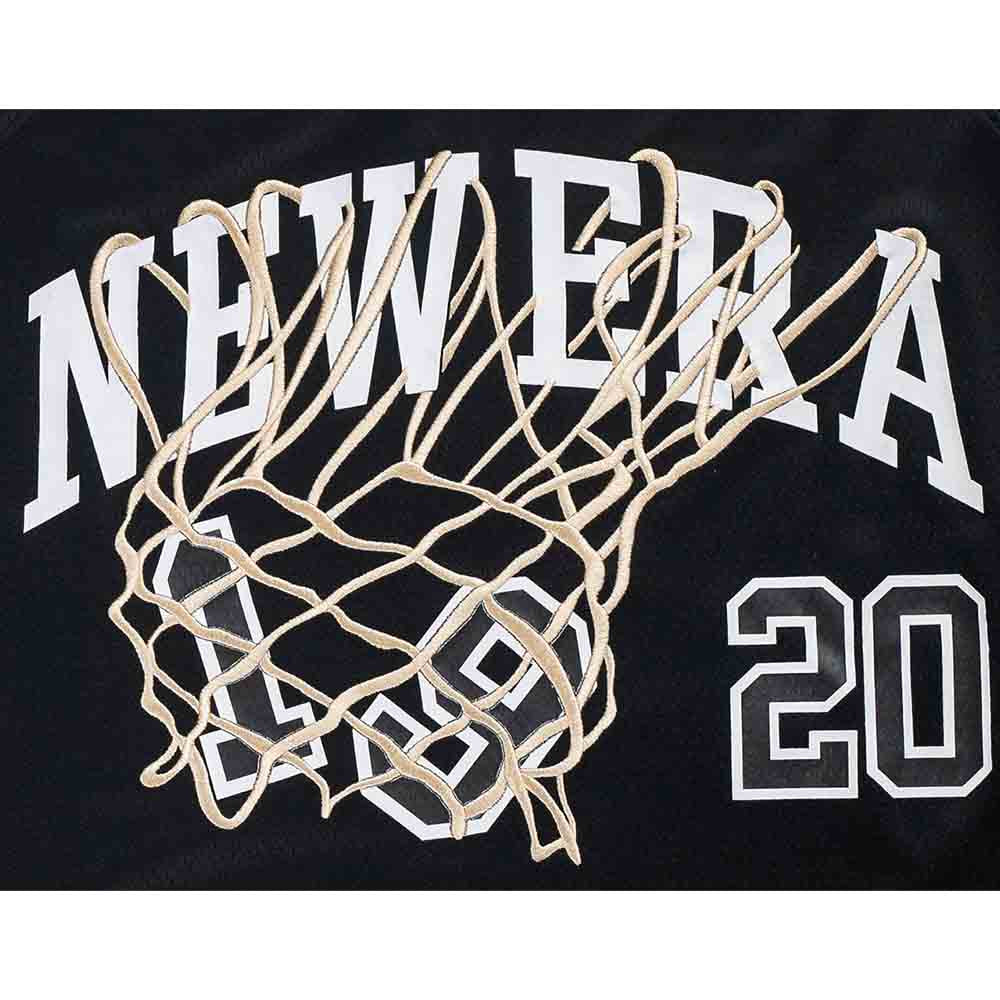 New Era Basketball Club Black Basketball Jersey