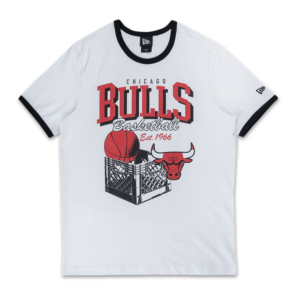 Chicago Bulls NBA Basketry White Short Sleeve T-Shirt