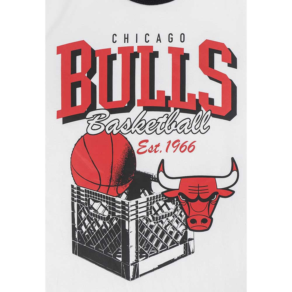 Chicago Bulls NBA Basketry White Short Sleeve T-Shirt