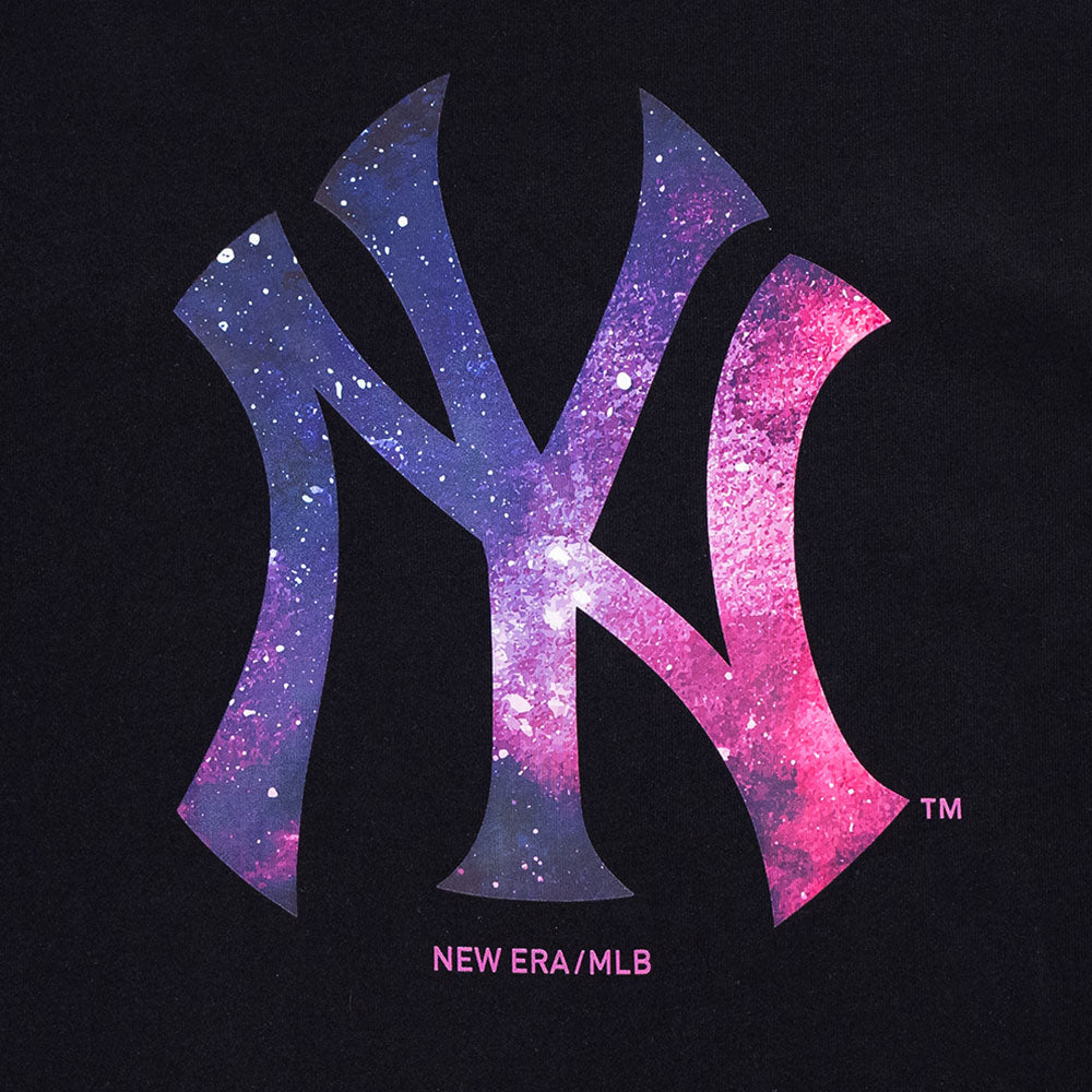 New York Yankees MLB Comic Space Black Short SLeeve T-Shirt