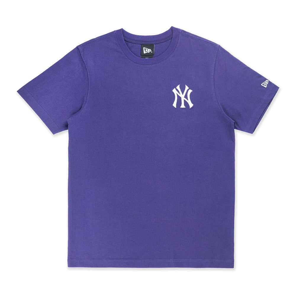 New York Yankees MLB Color Era Purple Short Sleeve T-Shirt