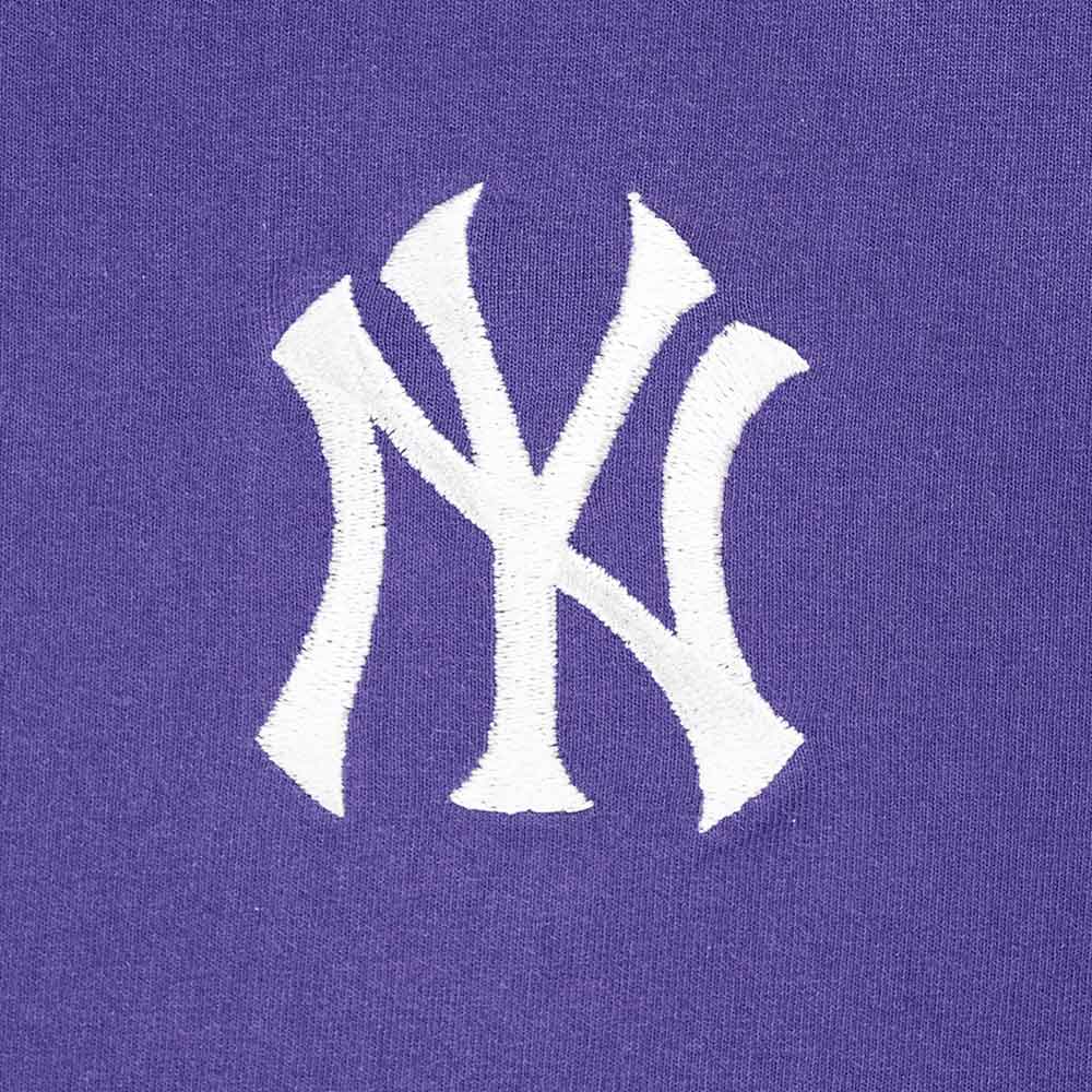 New York Yankees MLB Color Era Purple Short Sleeve T-Shirt