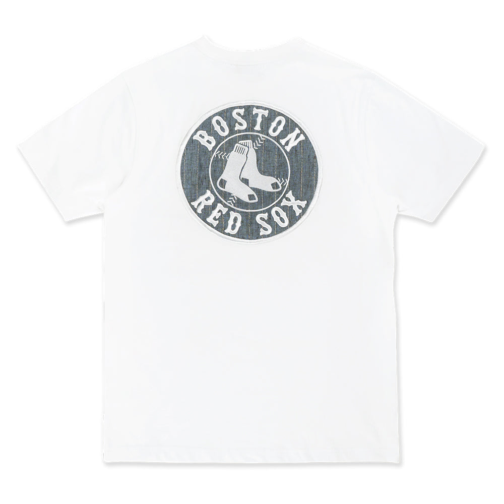 Boston Red Sox MLB Boro Contemporary White Short Sleeve T-Shirt