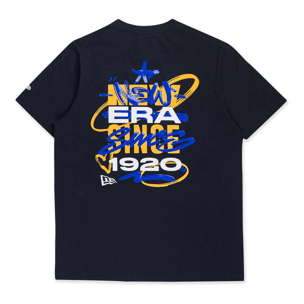 New Era Street Reverie Navy Short Sleeve Pocket T-Shirt